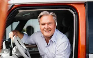 Philipp J. Jacke, Founder of Vanever, in a campervan