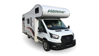 Motorhome with alcove